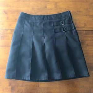 Girls “French Toast” Pleated Uniform Skort/Scooter